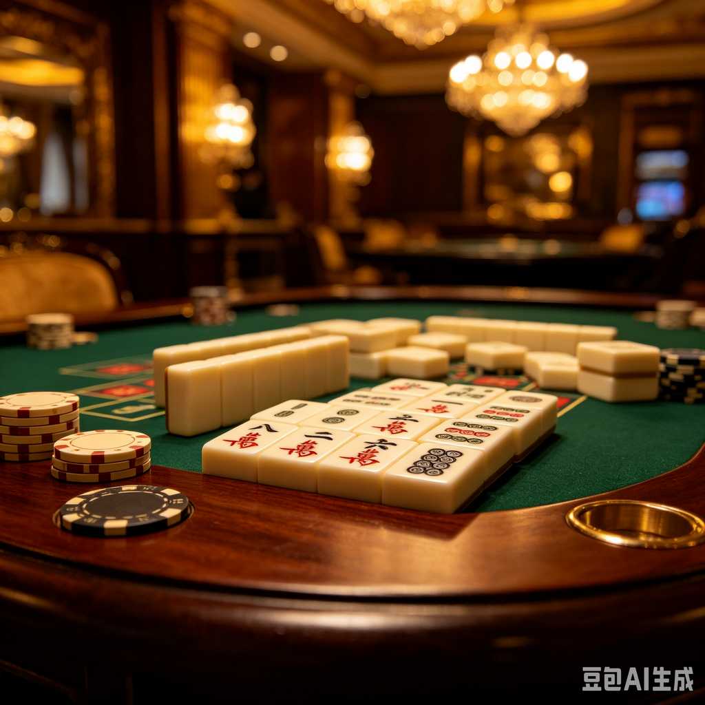 gold accent mahjong set